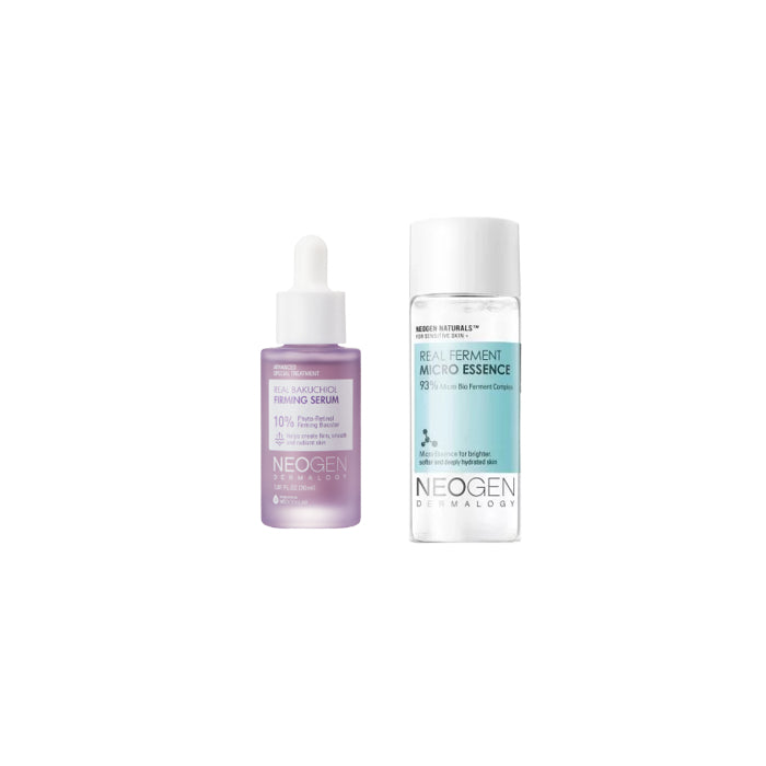 Wholesale NEOGEN Dermalogy Real Bakuchiol Firming Serum - 30ml 1ea + Real Ferment Micro Essence - 10ml 1ea Set | Carsha