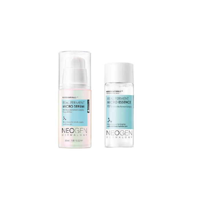 Wholesale NEOGEN Dermalogy REAL FERMENT MICRO SERUM - 30ml 1ea + Real Ferment Micro Essence - 10ml 1ea Set | Carsha