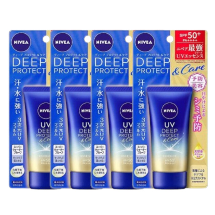 Wholesale NIVEA Japan - UV Deep Protect & Care Essence SPF50+ PA++++ - 50g 4ea Set | Carsha