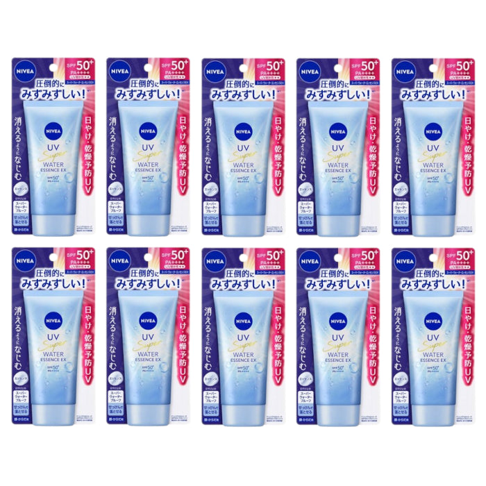 Wholesale NIVEA Japan - UV Super Water Essence EX SPF50+ PA++++ - 80g 10ea Set | Carsha