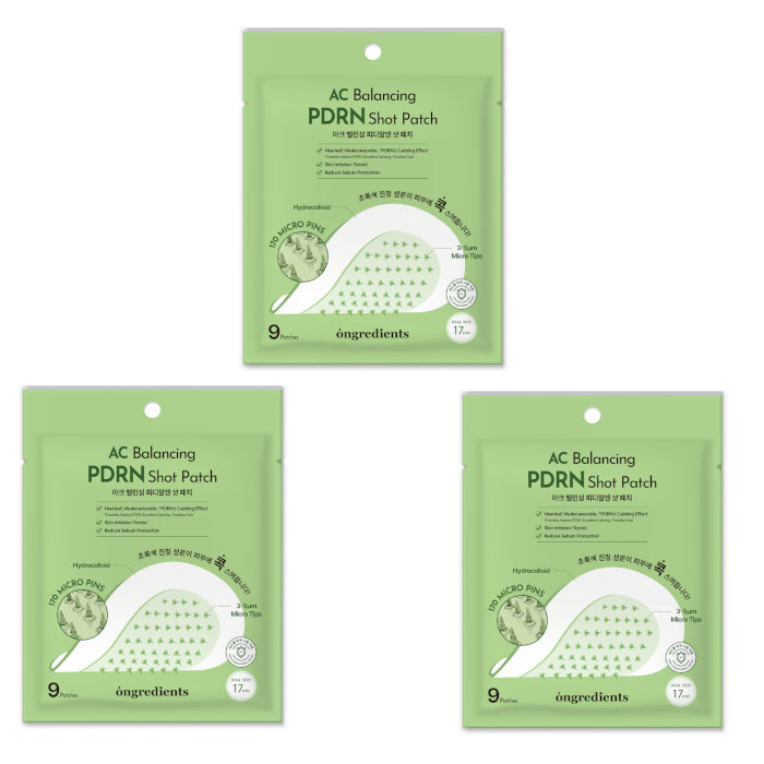 Wholesale ongredients - AC Balancing PDRN Shot Patch - 9patches 3ea Set | Carsha