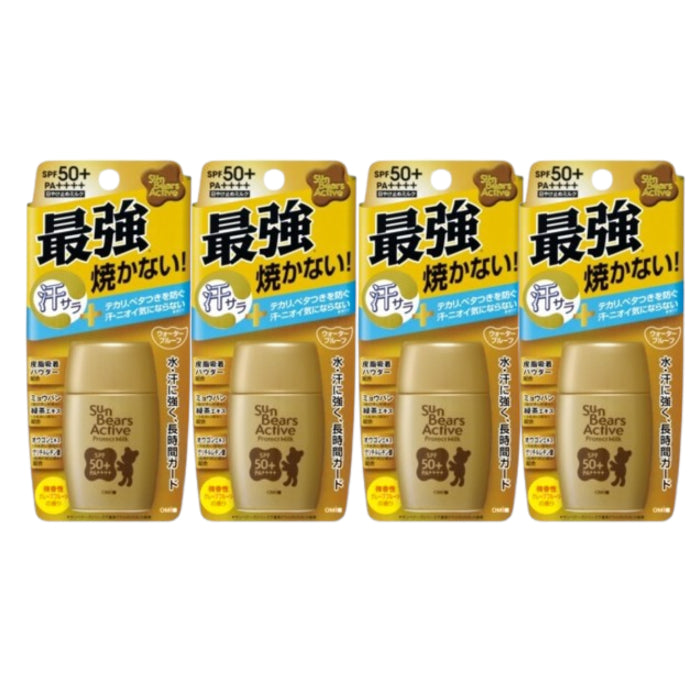 Wholesale OMI - Sun Bears Active Protect Milk UV Sunscreen SPF50+ PA++++ - 30g 4ea Set | Carsha
