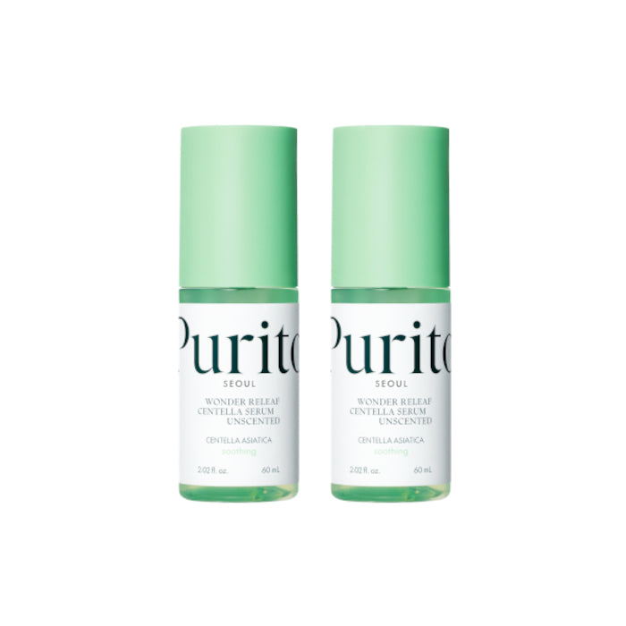 Wholesale DEAL Purito SEOUL - Wonder Releaf Centella Serum Unscented - 60ml 2ea Set | Carsha
