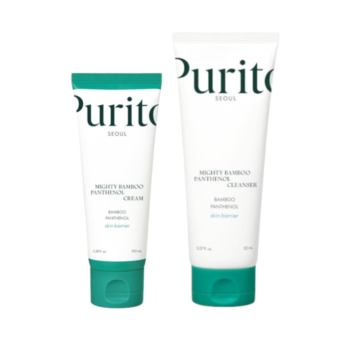 Wholesale Purito SEOUL - Mighty Bamboo Panthenol Cream + Cleanser Set | Carsha