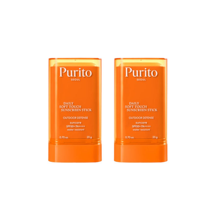 Wholesale Purito SEOUL - Daily Soft Touch Sunscreen Stick SPF50+ PA++++ - 20g 2ea Set | Carsha