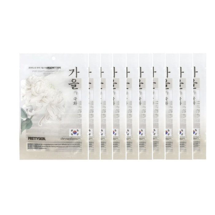 Wholesale PRETTYSKIN - Hankook Fall Mask Pack - Chrysanthemum - 10ea Set | Carsha