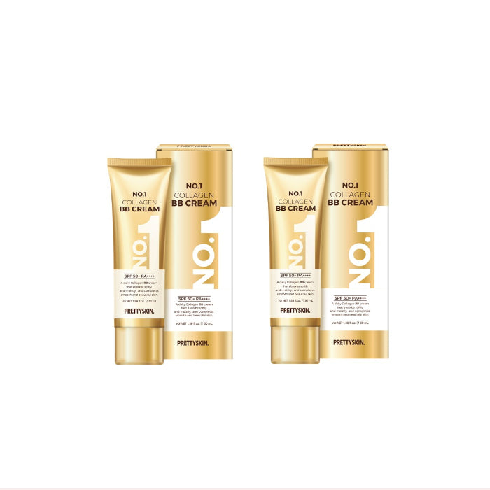 Wholesale PRETTYSKIN - No.1 Collagen BB Cream SPF50+ PA++++ - 50ml 2ea Set | Carsha