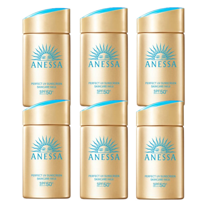 Wholesale Shiseido - Anessa Perfect UV Sunscreen Skin Care Milk SPF50+ PA++++ 2024 Version - 60ml 6ea Set | Carsha