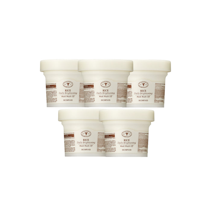 Wholesale SKINFOOD Rice Daily Brightening Mask Wash Off - 210g 5ea Set | Carsha