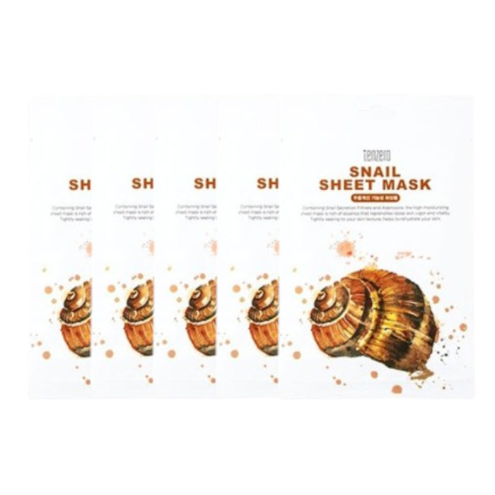 Wholesale tenzero - Snail Sheet Mask 5ea Set | Carsha