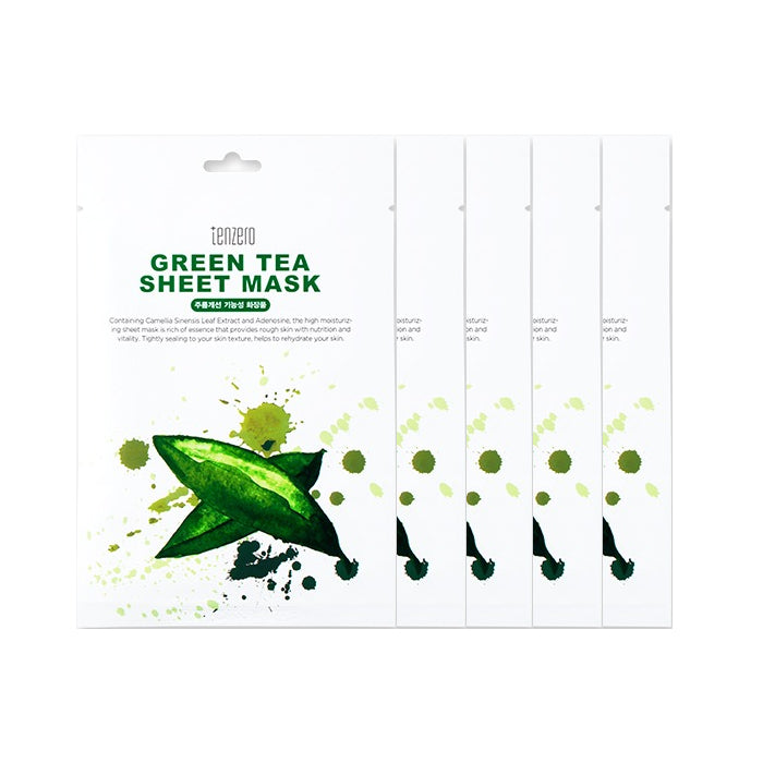 Wholesale tenzero - Green Tea Sheet Mask - 5ea Set | Carsha