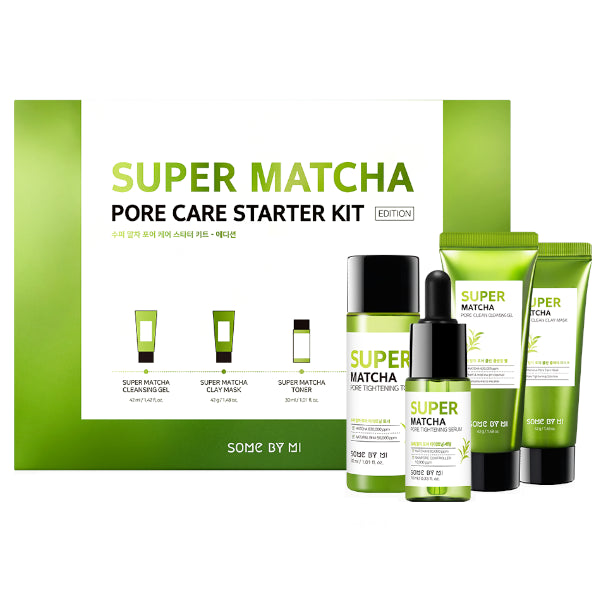 Wholesale SOME BY MI - Super Matcha Pore Care Starter Kit Edition - 1set 4items | Carsha