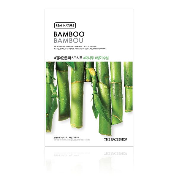 Wholesale THE FACE SHOP - Real Nature Face Mask - Bamboo - 1pc | Carsha