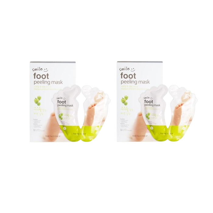 Wholesale THE FACE SHOP Smile Foot Peeling Mask Pack - 2pc 2ea Set | Carsha