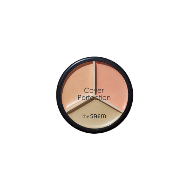 Wholesale The Saem - Cover Perfection Triple Pot Concealer - 4.5g*3 - 01 Correct Beige | Carsha