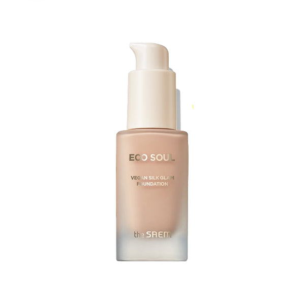 Wholesale The Saem - Eco Soul Vegan Silk Glam Foundation SPF42 PA++ - 30ml - 21 Light Beige | Carsha