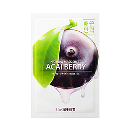 Wholesale The Saem - Natural Mask Sheet - Acaiberry - 1pc | Carsha