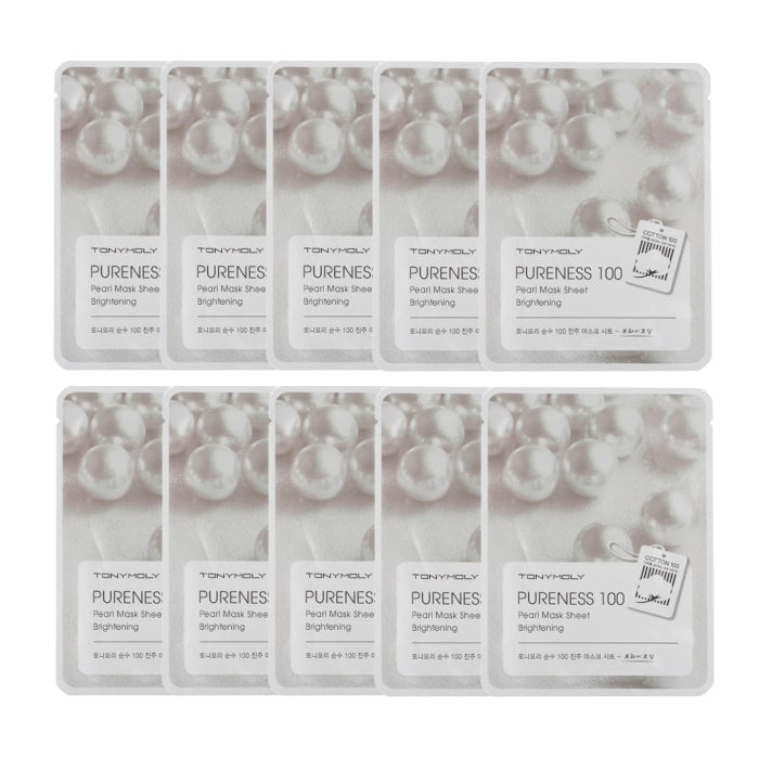 Wholesale TONYMOLY - Pureness 100 Mask Sheet - Pearl 10ea Set | Carsha