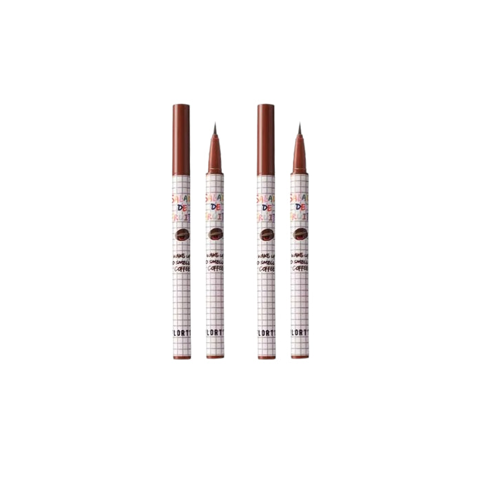 Wholesale Flortte - Salade De Fruits Liquid Eyeliner - 0.5ml - 02 Coffee 2ea Set | Carsha