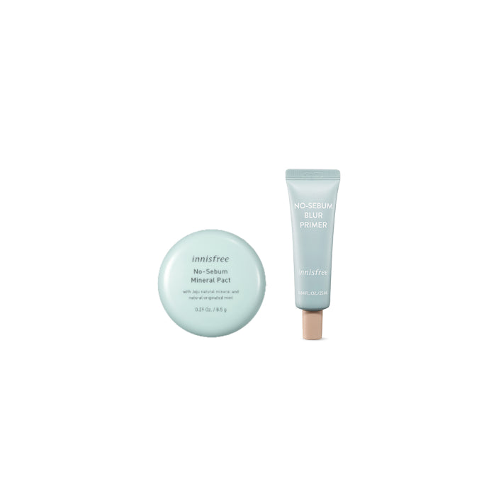 Wholesale innisfree - No Sebum Blur Primer 1ea + No Sebum Mineral Pact 1ea Set | Carsha