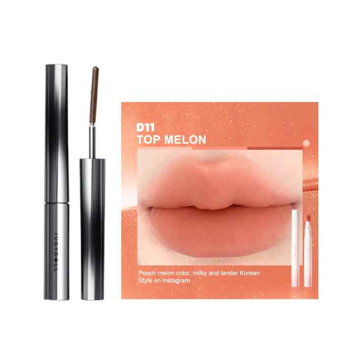 Wholesale Judydoll - 3D Curling Eyelash Iron Mascara Curly - 2g - 02 Brown 1ea + Cushion Lip Powder Cream - 1.8g - D11 Top Melon 1ea Set | Carsha