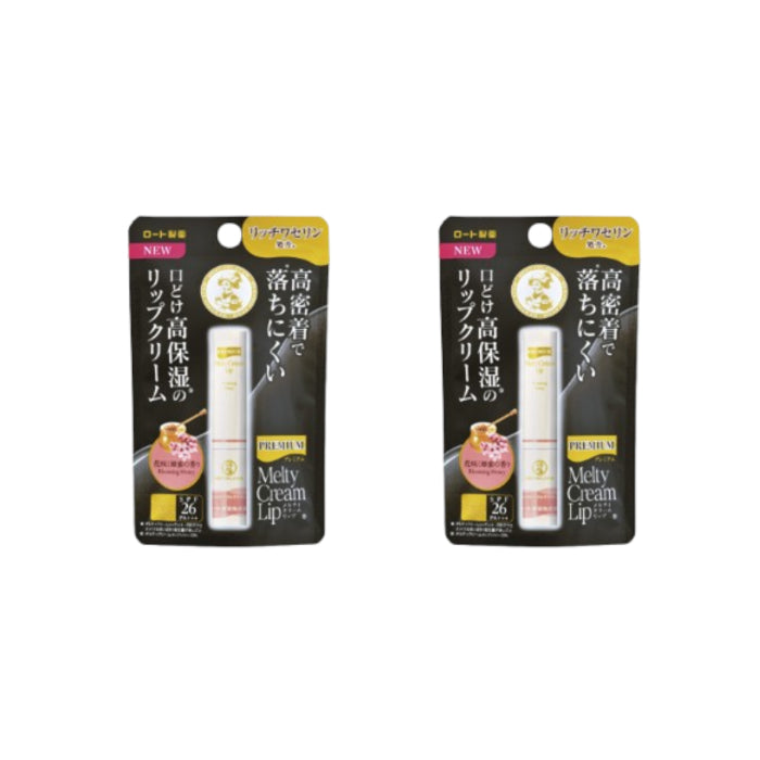 Wholesale Rohto Mentholatum - Premium Melty Cream Lip Balm SPF 26 PA+++ - 2.4g - Blooming Honey 2ea Set | Carsha