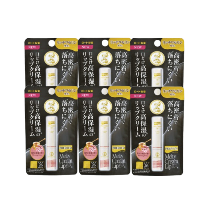 Wholesale Rohto Mentholatum - Premium Melty Cream Lip Balm SPF 26 PA+++ - 2.4g - Blooming Honey 6ea Set | Carsha