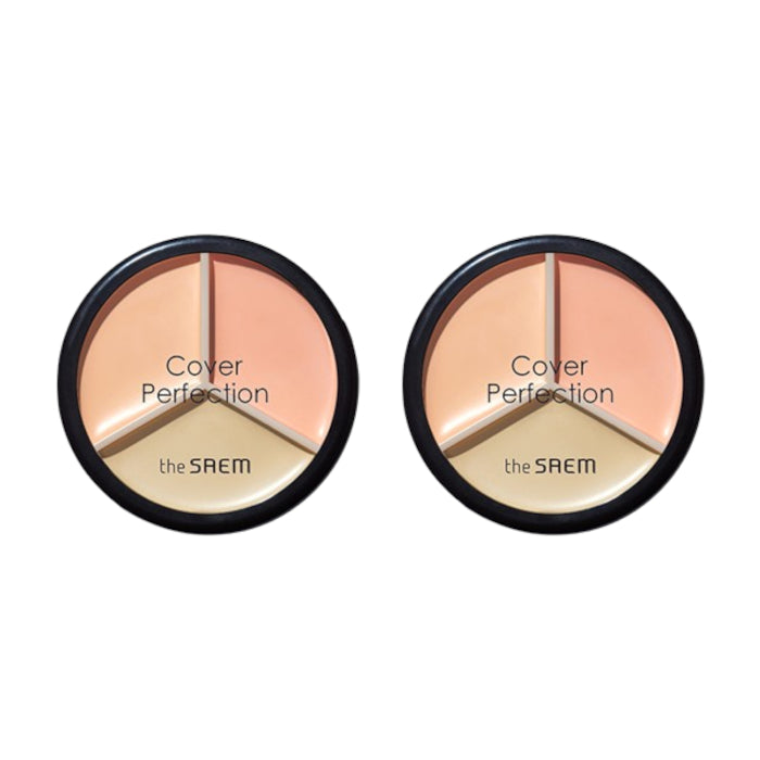 Wholesale The Saem - Cover Perfection Triple Pot Concealer - 4.5g*3 - 03 Correct Up Beige 2ea Set | Carsha