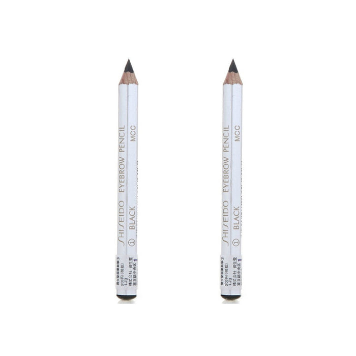 Shiseido - Eyebrow Pencil - 01 Black (2ea) Set