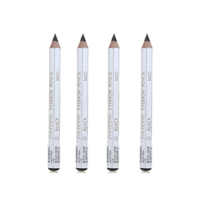 Shiseido - Eyebrow Pencil - 01 Black (4ea) Set