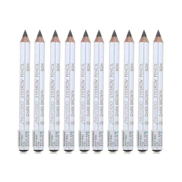 Shiseido - Eyebrow Pencil - 02 Dark Brown (10ea) Set