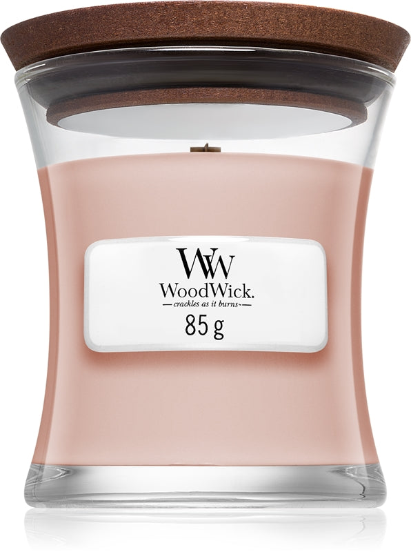 Woodwick Vaso candela profumata Vaniglia & Sale Marino 85 g