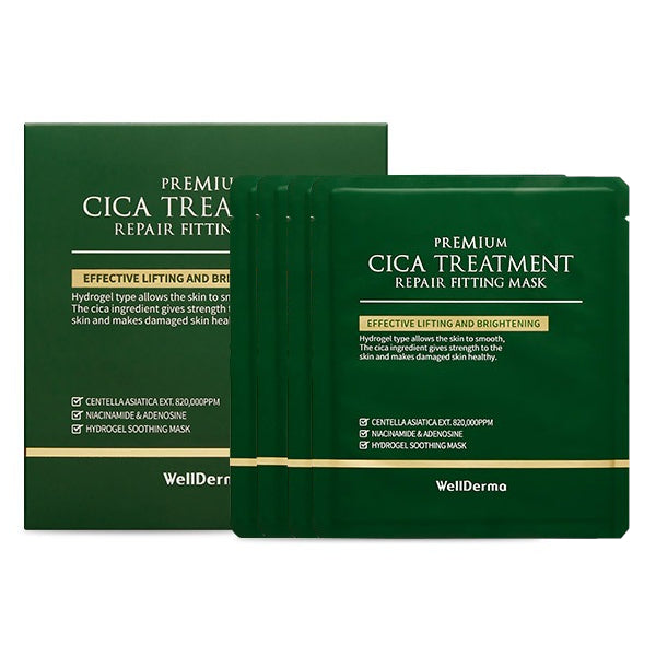 Wholesale WELLDERMA - Cica Treatment Repair Fitting Mask - 4pcs | Carsha