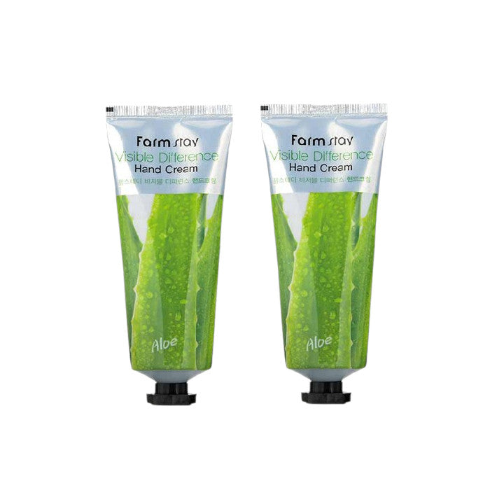 Wholesale Farm Stay - Visible Difference Hand Cream - Aloe - 100ml 2ea Set | Carsha