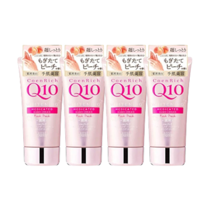 Wholesale Kose - Coenrich Q10 Medicated Hand Cream - Fresh Peach - 80g 4ea Set | Carsha