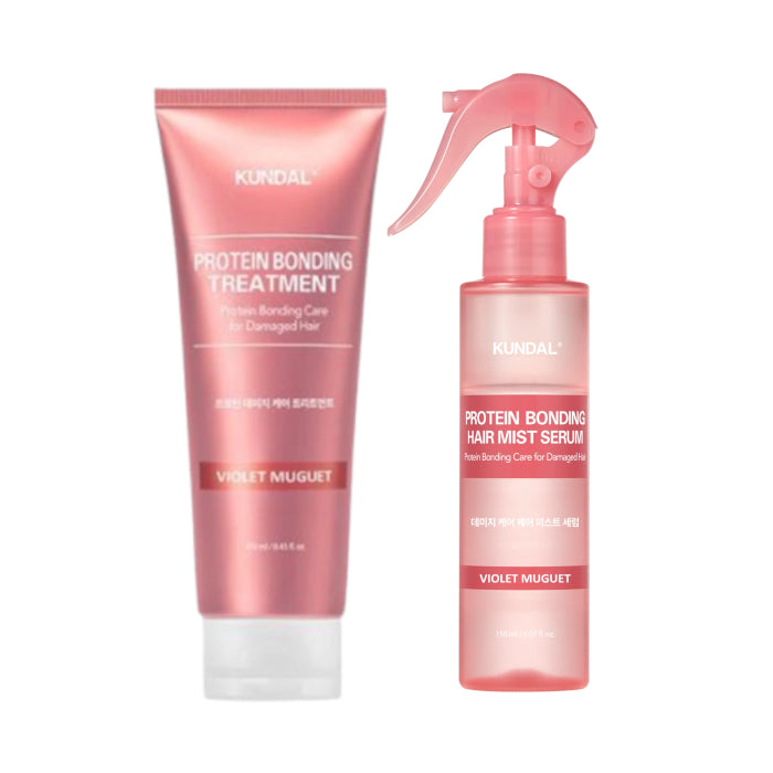 Wholesale KUNDAL - Protein Bonding Treatment 250ml + Hair Mist 150ml Set - Violet Muguet | Carsha