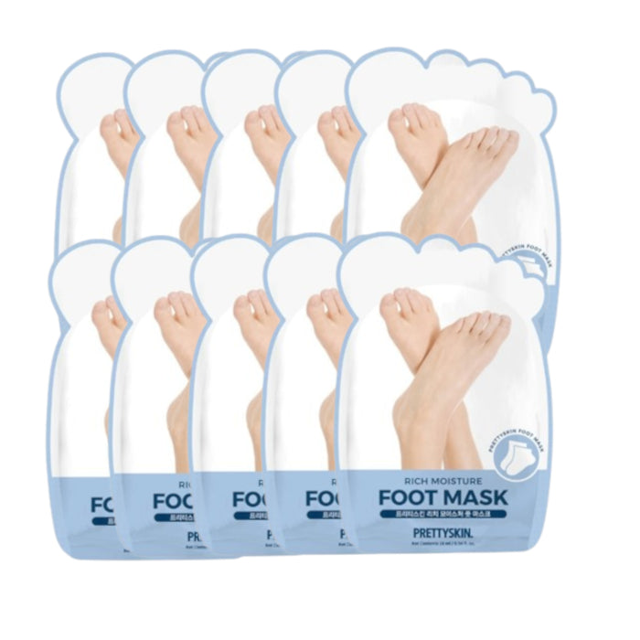 Wholesale PRETTYSKIN - Bliss Rich Renew Foot Mask - 10pcs Set | Carsha