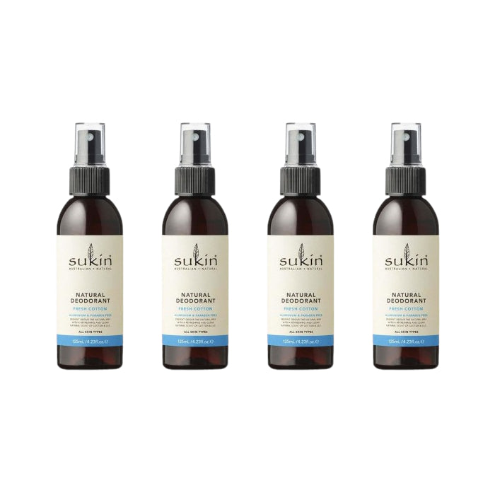 Wholesale Sukin - Natural Deodorant Fresh Cotton - 125ml 4ea | Carsha