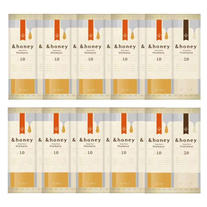 Wholesale ViCREA - & honey Deep Moist Shampoo & Treatment Trial Set - 10ml+10ml - 10ea Set | Carsha