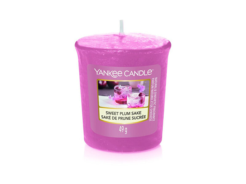 Yankee Candle Candela votiva aromatica Sake di prugne dolci 49 g