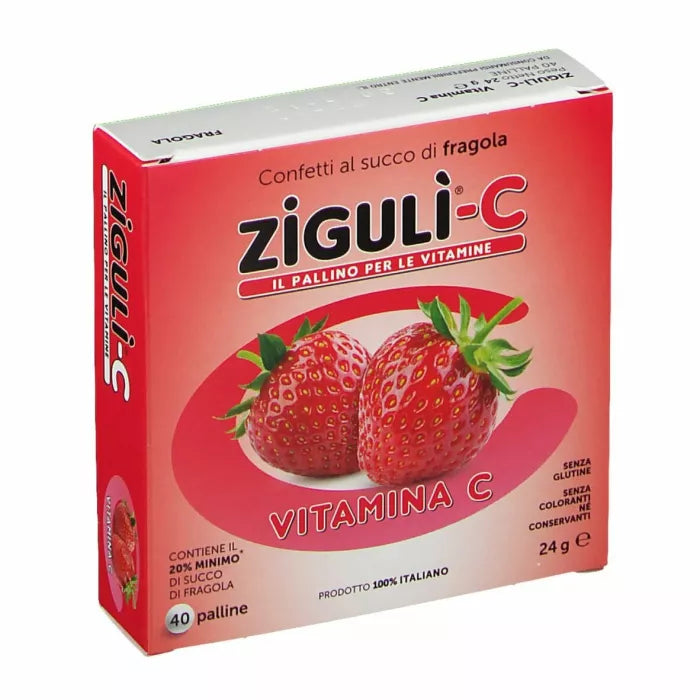 Ziguli c fragola 40 confetti 24 g