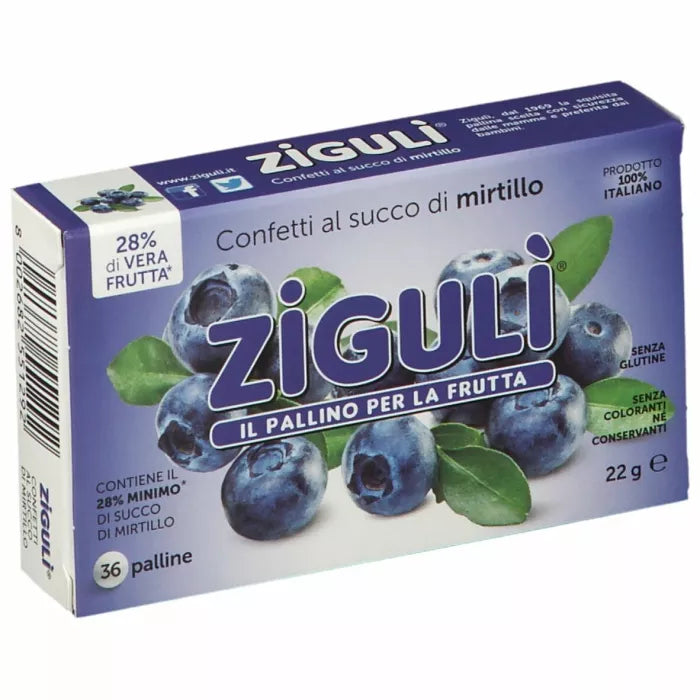 Ziguli mirtillo 36 palline