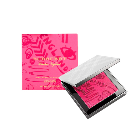 Burberry The Doodle England Blush Highlighter Palette 5g (Limited Edition) | 2024 Valentine's Day Beauty Gift