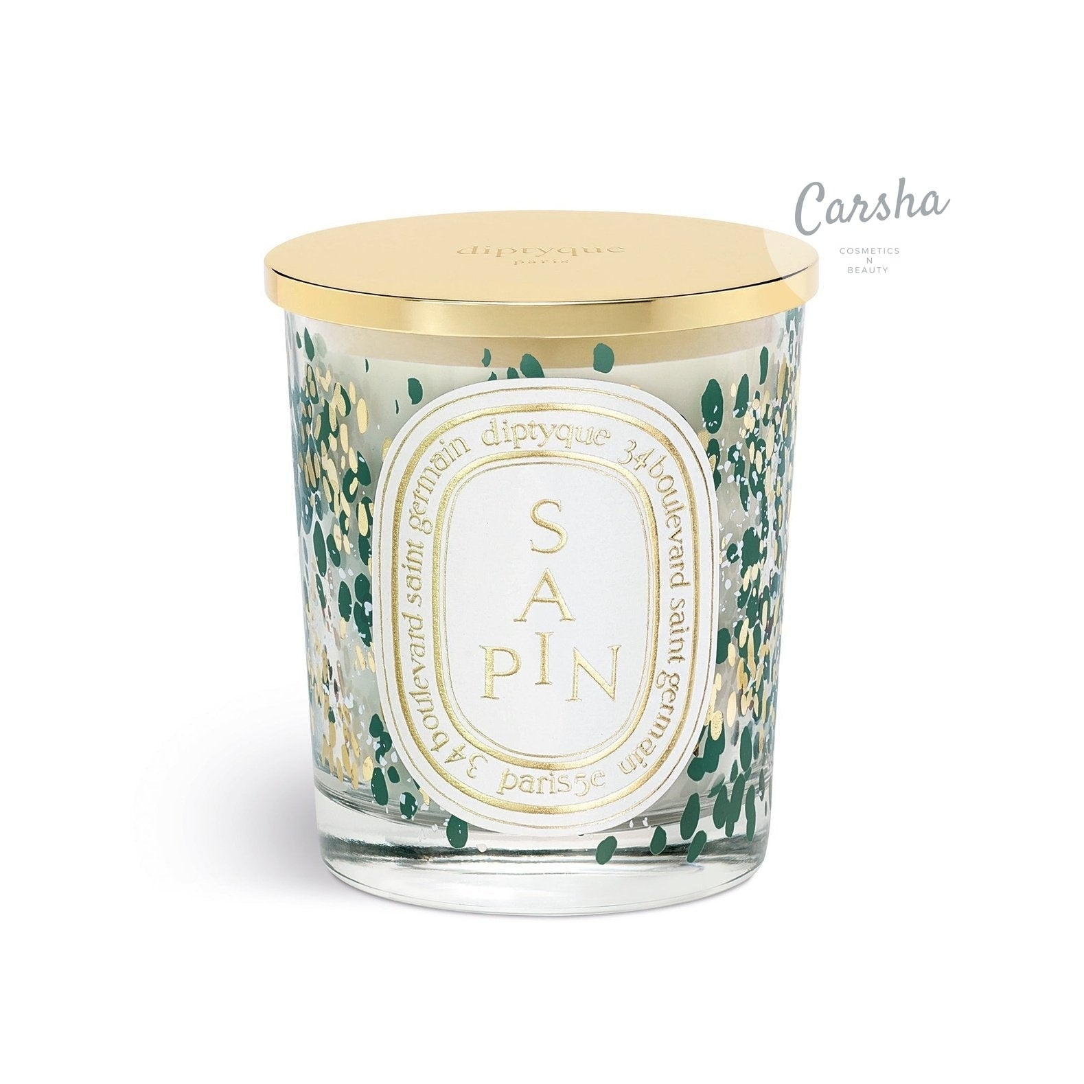 Diptyque Mini Scented Candle - Sapin - 70G - 2022 Xmas Limited