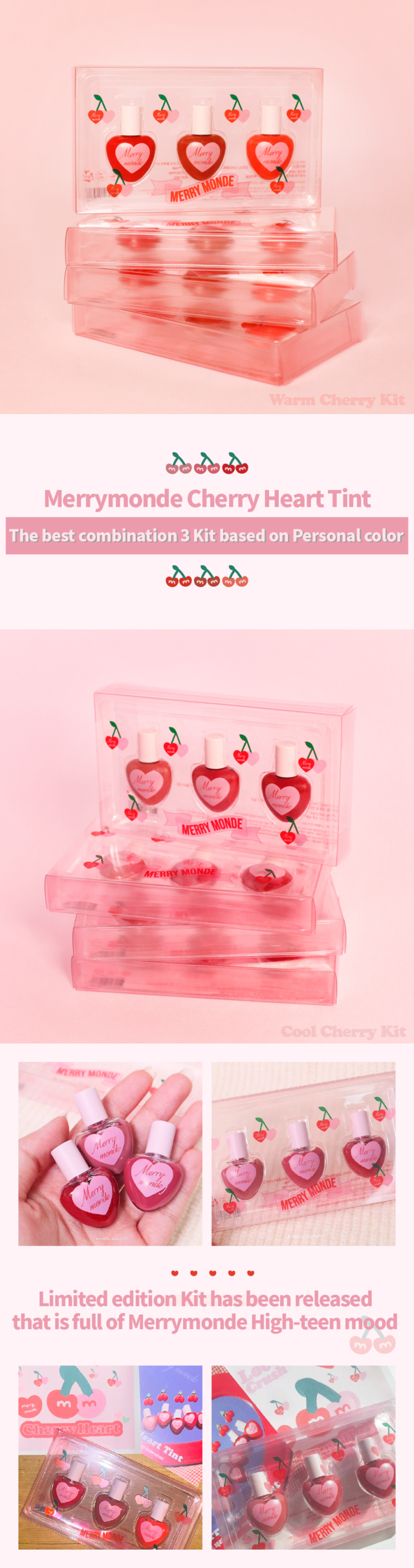 Unlock Your Radiance: Exploring the Magic of Merry Monde Cherry Heart Mega Tint 2 Set #1 | Carsha