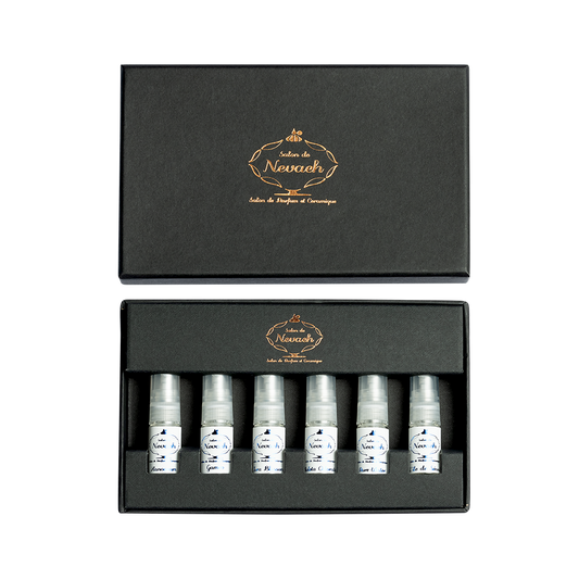 The most luxurious fragrances to explore with the Salon De Nevaeh Air Perfume Discovery 6 Pieces Set | Carsha