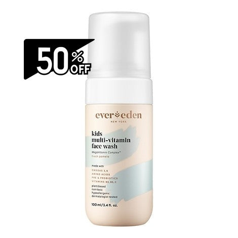 Evereden Kids Multi-vitamin Face Wash - Cool Peach | Carsha Black Friday 50% OFF