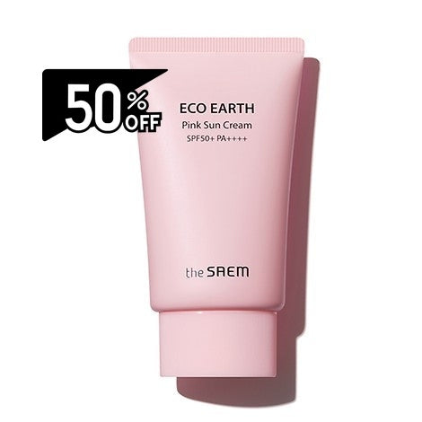 The Saem Eco Earth Power Pink Sun Cream | Carsha Black Friday 50% OFF