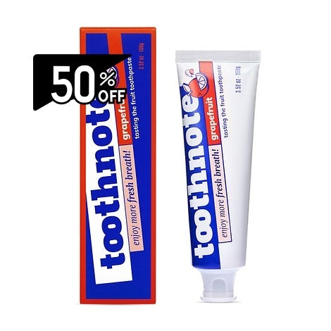 Toothnote Moisture Toothpaste Grapefruit 100g | Carsha Black Friday 50% OFF