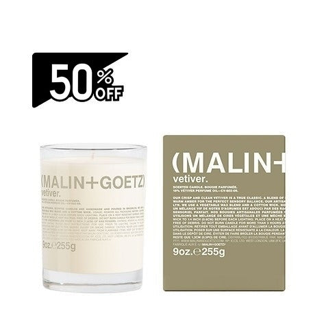 Malin+goetz Vetiver Candle   | Carsha Black Friday 50% OFF